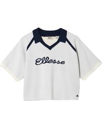 Ellesse - Ladies Brunelli Knitted Polo Shirt (Off) - Lyst