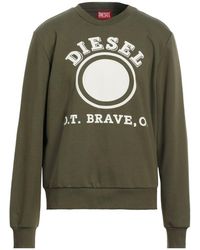 DIESEL - Dot Logo Sweatshirt Cotton - Lyst