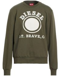 DIESEL - Dot Logo Sweatshirt Cotton - Lyst