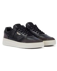 BOSS - Baltimore Tennis Charcoal Trainers - Lyst