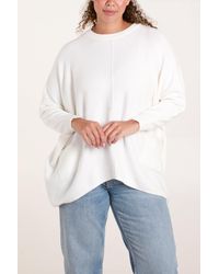 Blue Vanilla - Round Neck Pocket Jumper - Lyst