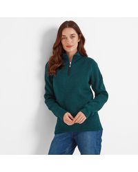 TOG24 - Pearson Knitlook Fleece Zipneck Deep Marl - Lyst