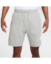 Nike - Club Alum Jersey Jogger Shorts - Lyst