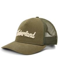 Timberland - Accessories 3D Logo Wordmark Trucker Cap - Lyst