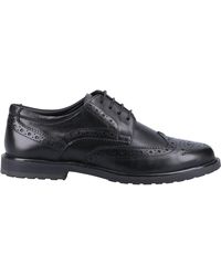Hush Puppies - Damen Halbschuhe "Verity" Leder (Schwarzer Lack) - Lyst