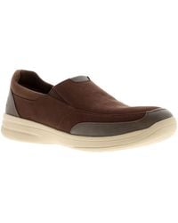 Clarks - Step Stroll Edge Leather Casual Shoes - Lyst