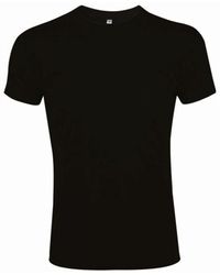 Sol's - Imperial Slim Fit T-shirt Met Korte Mouwen (diep Zwart) - Lyst