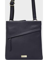 Assots London - 'Florence' Pebble Grain Leather Crossbody Sling Bag - Lyst
