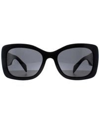 Prada - Oval Dark Pra08S - Lyst