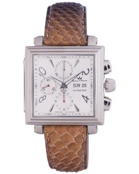 Yonger - Leather Band With Dial Watch - Lyst
