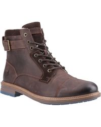 Hush Puppies - Jordan Leather Ankle Boots - Lyst