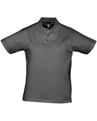 Sol's - Prescott Jersey Short Sleeve Polo Shirt (Dark) Cotton - Lyst