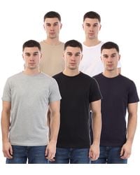 Duck and Cover - Frankinz Print Sleeve 5 Pack T-Shirts - Lyst