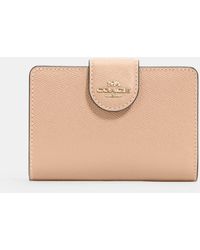 COACH - Crossgrain Medium Corner Zip Wallet - Lyst