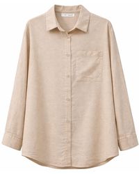 MixRay - Oversize Linen Blend Shirt - Lyst