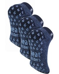 Heat Holders - 3 Pairs 2.3 Tog Non Slip Low Cut Ankle Thermal Slipper Socks - Lyst