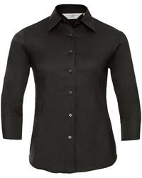 Russell - Collection /Ladies Easy-Care Fitted 3/4 Sleeve Formal Shirt - Lyst
