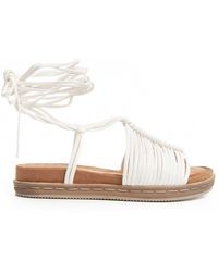 Montevita - Flat Sandal Strips2 - Lyst