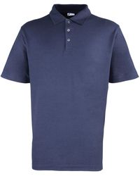 PREMIER - Stud Heavyweight Plain Pique Polo Shirt - Lyst
