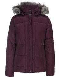 Trespass - Ladies Nanette Fur Trim Jacket - Lyst