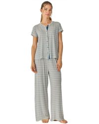 J&j Brothers - Summer Pyjamas With Flowy Long Pants Jjb28 - Lyst