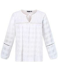 Regatta - Ladies Calluna Long-Sleeved Blouse () Cotton - Lyst