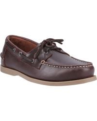 Sperry Top-Sider - Tacoma Herren Bootsschuhe Aus Braunem Leder - Lyst