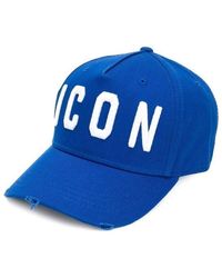 DSquared² - Icon Baseball Cap Blue - Lyst