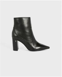Ted Baker - Nysha Leather Block Heel Ankle Boot - Lyst