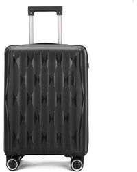 Infinity Leather - Robust Hard Shell Cabin Suitcase Tsa Luggage Suitable For Easyjet, Ryanair, Wizzair Hardshell - Lyst