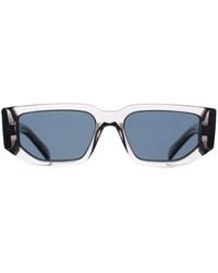 Prada - Rectangle Transparent Asphalt Dark Pr09Zs - Lyst
