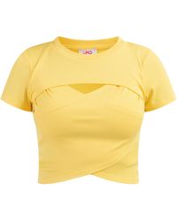myMo - T-Shirt Lichtgeel - Lyst