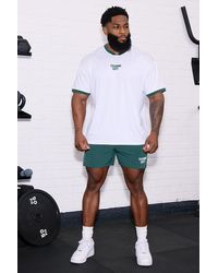 BoohooMAN - Training Dept Contrast Trim Oversized T-Shirt - Lyst