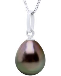 Ateliers Saint Germain - Pendant Articulated Thread 750 And Real Cultured Tahiti Pearl Pear 8-9 Mm - Lyst