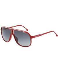 Carrera - Sonnenbrille Mit Rotem Rahmen Und Dunkelgrauen Getönten Gläsern - Lyst