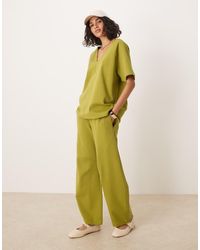 ASOS - Interlock Barrel Leg Jogger Co-Ord - Lyst