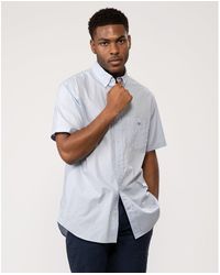 GANT - Regular Fit Short Sleeve Poplin Shirt - Lyst