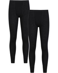 Mountain Warehouse - Merino Base Layer Pants Quick Drying Active Gym Trousers - Lyst