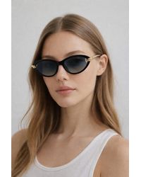 SVNX - Bold Oval Angular Sunglasses - Lyst