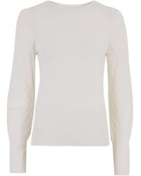 Marks & Spencer - Diamond Stitch Jumper - Lyst