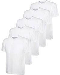 Kruze By Enzo - Kruze Vrouwen Crew Neck T-Shirts (5 Pack) - Lyst