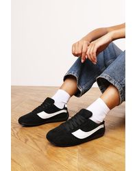 Where's That From - 'Ulani' Low-Top Lace Up Trainer With Contrast Side Stripe - Lyst