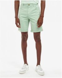 Barbour - Overdyed Twill Shorts - Lyst