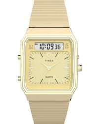 Timex - Q Reissue Watch Tw2Y06000 Stainless Steel - Lyst