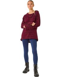Roman - Abstract Side Split Zip Top - Lyst