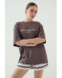 DSGN Studio - Health And Wellness Club Printed Oversized T-Shirt - Lyst