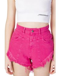 hinnominate - Katoenen Korte Broek En Mini Shorts - Lyst