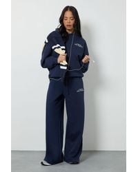 Boohoo - Ath Collective Hooded Embroidered Tracksuit - Lyst
