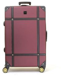 Infinity Leather - Hard Shell Luggage Suitcase Trunk Cabin Travel Bags - Lyst