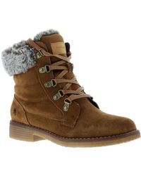 Hush Puppies - Florence Leren Dames Laarzen In Tan - Lyst